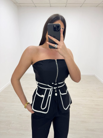 CONJUNTO PALABRA DE HONOR DUO NEGRO