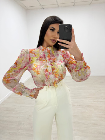 CAMISA ESTAMPADA FLORES