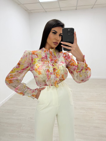 CAMISA ESTAMPADA FLORES