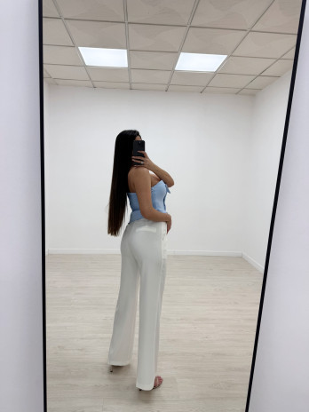 PANTALÓN DE VESTIR BLANCO