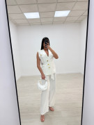 TRAJE BALMAIN BLANCO