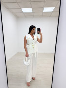 TRAJE BALMAIN BLANCO