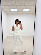 TRAJE BALMAIN BLANCO