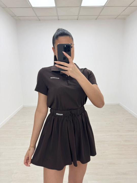 CONJUNTO MIU TENS CHOCOLATE CONJUNTO MIU TENS CHOCOLATE