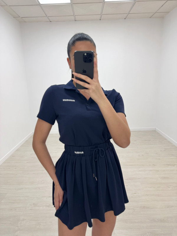 CONJUNTO MIU TENS AZUL MARINO