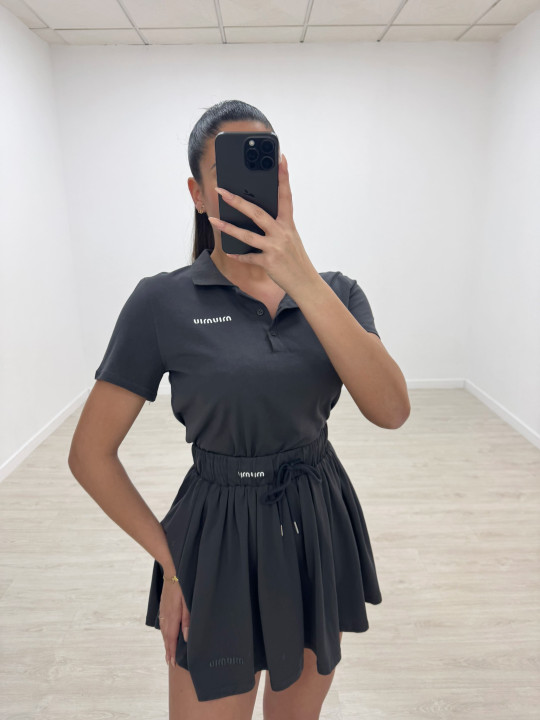 CONJUNTO MIU TENS GRIS