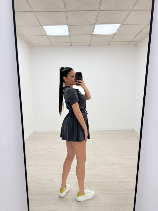 CONJUNTO MIU TENS GRIS