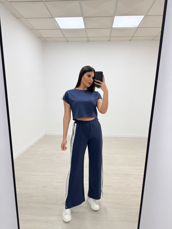 CHANDÁL BOTONES AZUL