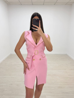 VESTIDO LUXE ROSA