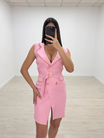 VESTIDO LUXE ROSA