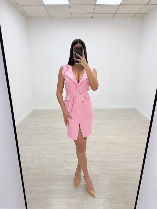 VESTIDO LUXE ROSA