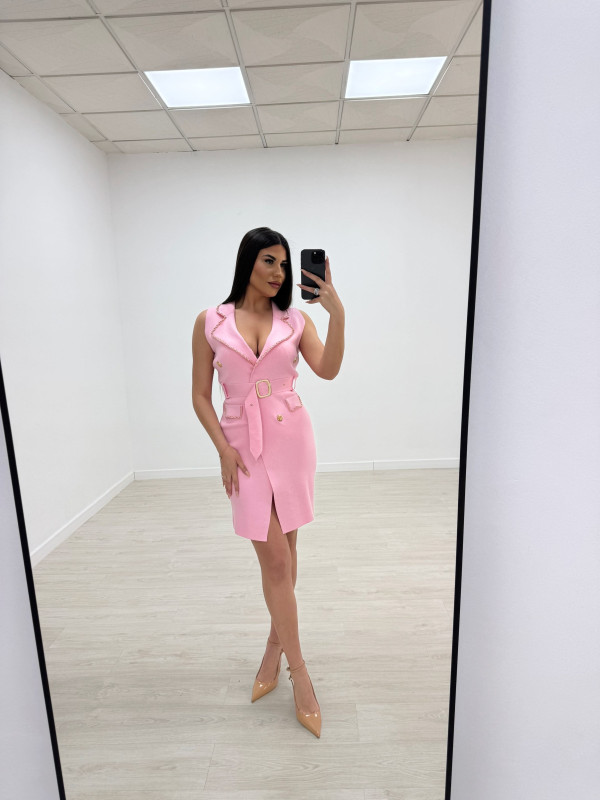 VESTIDO LUXE ROSA