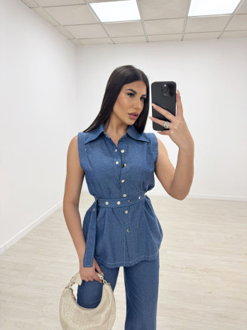 CONJUNTO SHAYLA DENIM OSCURO