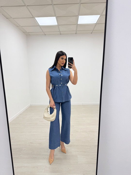 CONJUNTO SHAYLA DENIM OSCURO