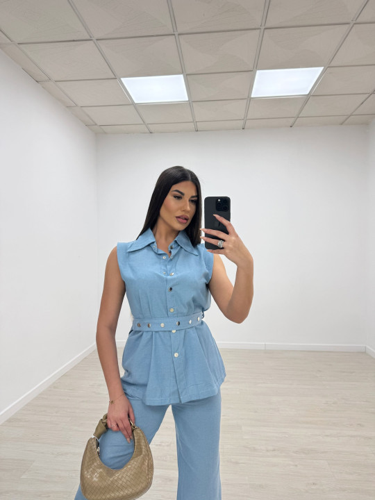 CONJUNTO SHAYLA DENIM CLARO