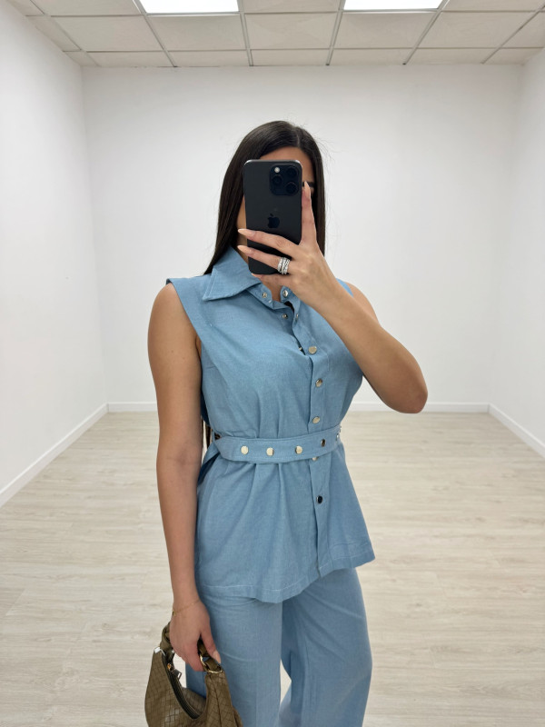 CONJUNTO SHAYLA DENIM CLARO