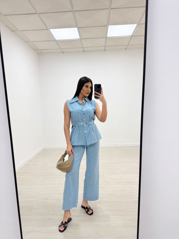 CONJUNTO SHAYLA DENIM CLARO