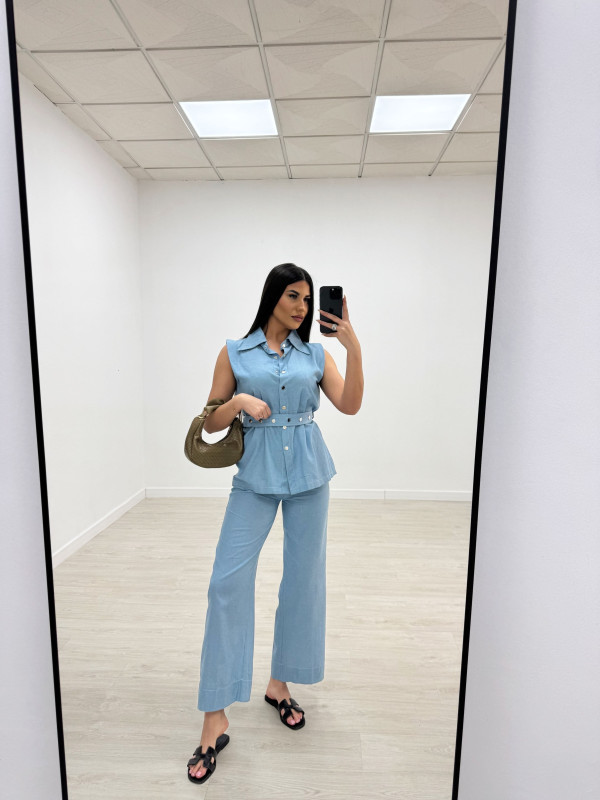 CONJUNTO SHAYLA DENIM CLARO