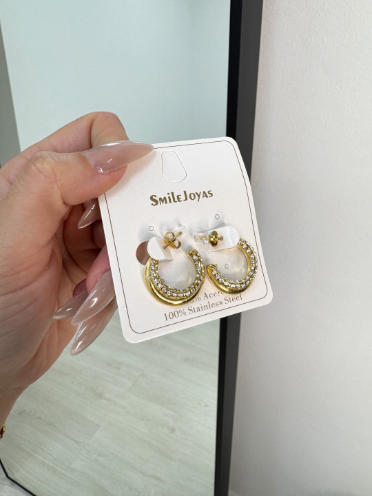 AROS DOBLE BRILLO ORO