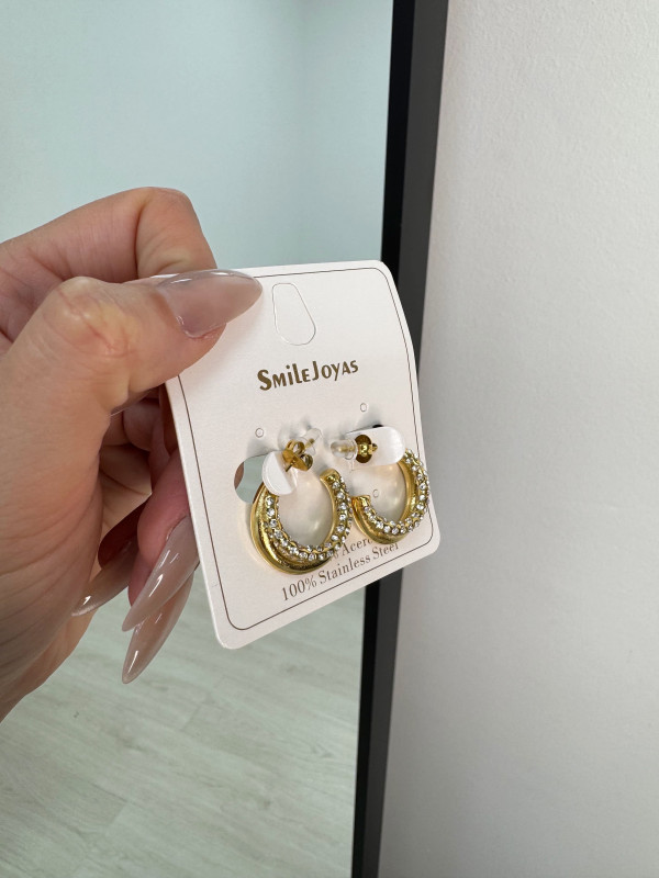 AROS DOBLE BRILLO ORO