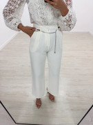 PANTALÓN EXCLUSIVO + CADENA BLANCO