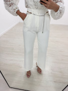 PANTALÓN EXCLUSIVO + CADENA BLANCO