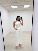 PANTALÓN EXCLUSIVO + CADENA BLANCO