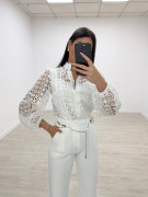 PANTALÓN EXCLUSIVO + CADENA BLANCO