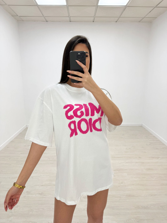 CAMISETA MISS D ROSA CAMISETA MISS D ROSA