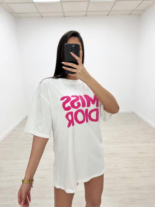 CAMISETA MISS D ROSA CAMISETA MISS D ROSA