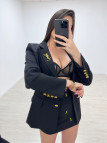 TRAJE FALDA YSL NEGRO