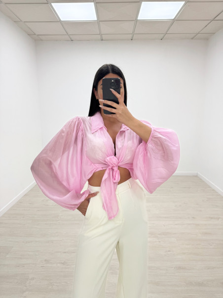 CAMISA VAPOROSA ROSA