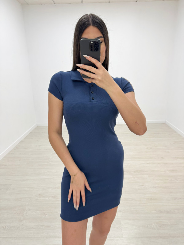 VESTIDO CANALÉ POLO MARINO