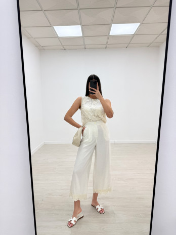 CONJUNTO LINO BORDADO EXCLUSIVO