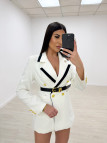 BLAZER VESTIDO EXCLUSIVA BLANCA