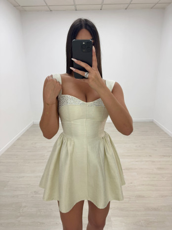 VESTIDO ZINNIA BEIGE