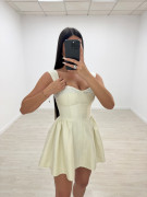VESTIDO ZINNIA BEIGE