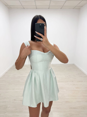 VESTIDO ZINNIA VERDE MENTA