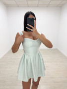 VESTIDO ZINNIA VERDE MENTA