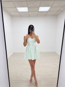 VESTIDO ZINNIA VERDE MENTA