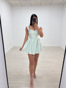 VESTIDO ZINNIA VERDE MENTA