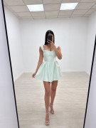 VESTIDO ZINNIA VERDE MENTA