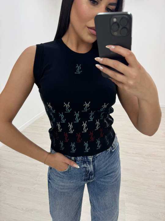 TOP YSL PUNTO NEGRO TOP YSL PUNTO NEGRO