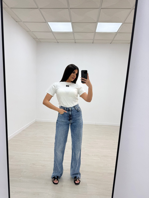 copy of CAMISETA MIU PEDRERIA BLANCA