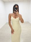 VESTIDO LEILA BEIGE VESTIDO LEILA BEIGE