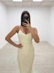 VESTIDO LEILA BEIGE VESTIDO LEILA BEIGE