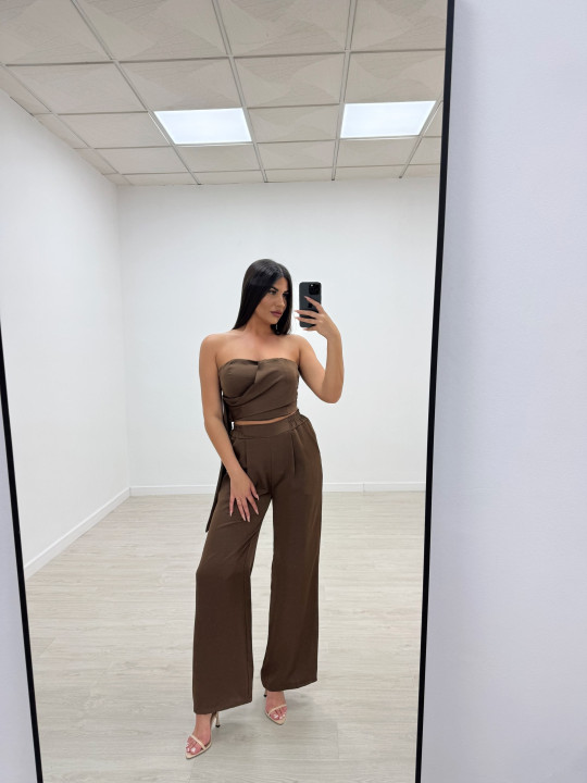 CONJUNTO MONACO MARRÓN