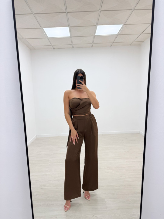 CONJUNTO MONACO MARRÓN