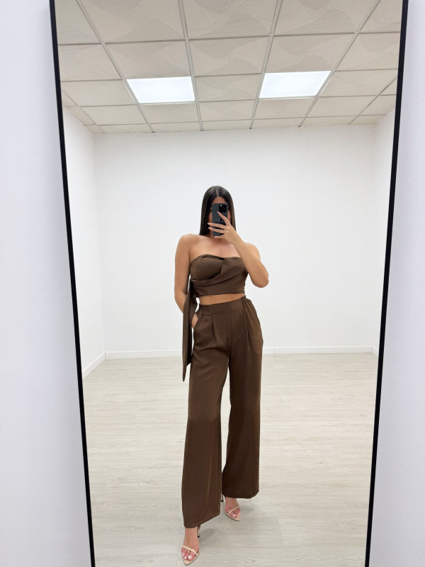 CONJUNTO MONACO MARRÓN