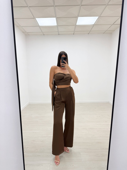 CONJUNTO MONACO MARRÓN